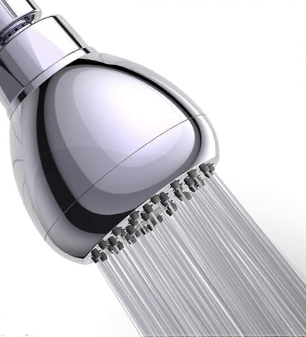 High Pressure Shower Head, 3-Inch Shower Head, Silver Finish