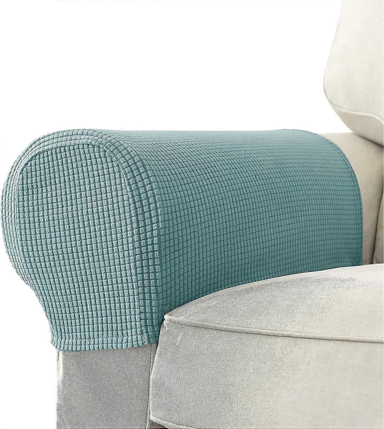 Conjunto de 2 capas de poltrona de poltrona de sofá jacquard