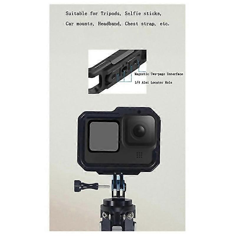 For Rabbit Cage Kit For Gopro 1213 Cage Quick Release Mount Full Protective Frame Case Accessories