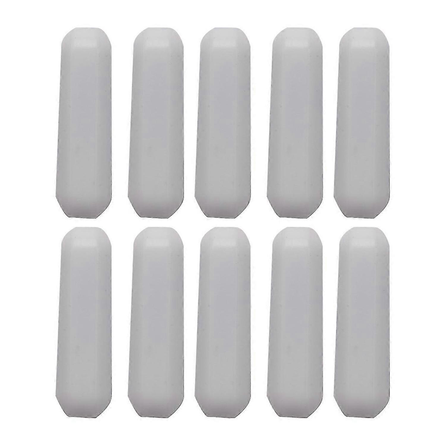 10 Pieces PTFE Magnetic Stirrer Mixer Stir Bar Laboratory Bar(7X25mm)