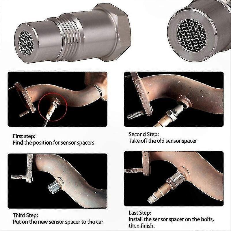 Oxygen Sensor Adapter M18x1.5 for Engine Light Fix Tool-Compatible with Most Vehicles