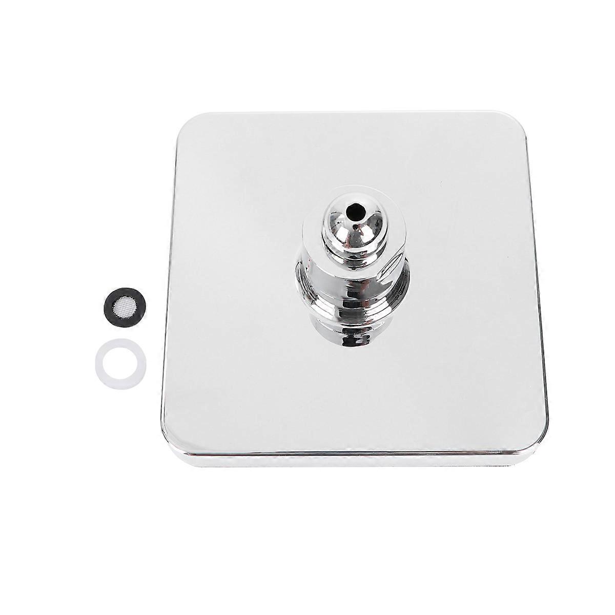 Shower Sprayer Square Shower Head for Showering 3Pcs White ABS Rainfall