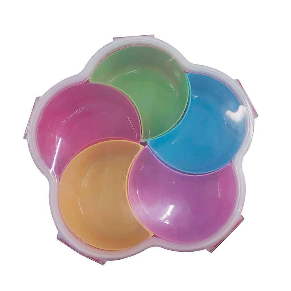 Dried Fruit Plate for Home Use Creative Snack Dish with Lid