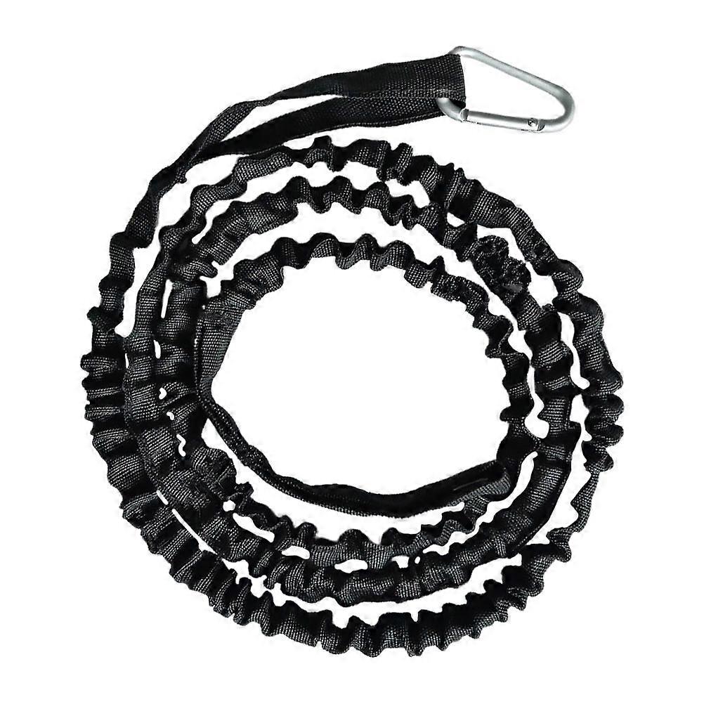 Kayak Paddle Safety Rope for Outdoor Enthusiasts Kayaking Accessories Black Oxford Material with Prevent Paddle Falling Function 4Pcs