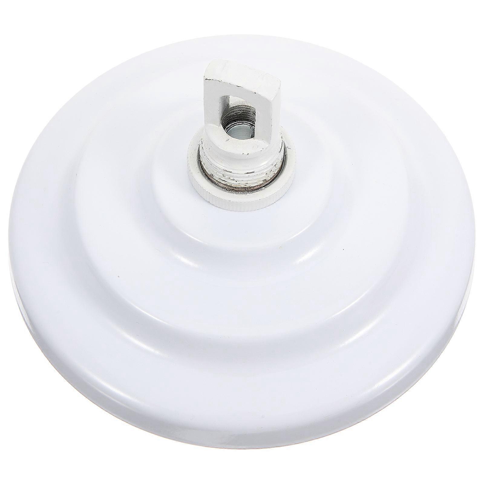 Pendant Lamp Accessories Round Chandelier Canopy White Metal Ceiling Plate Hanging Solution 1Set