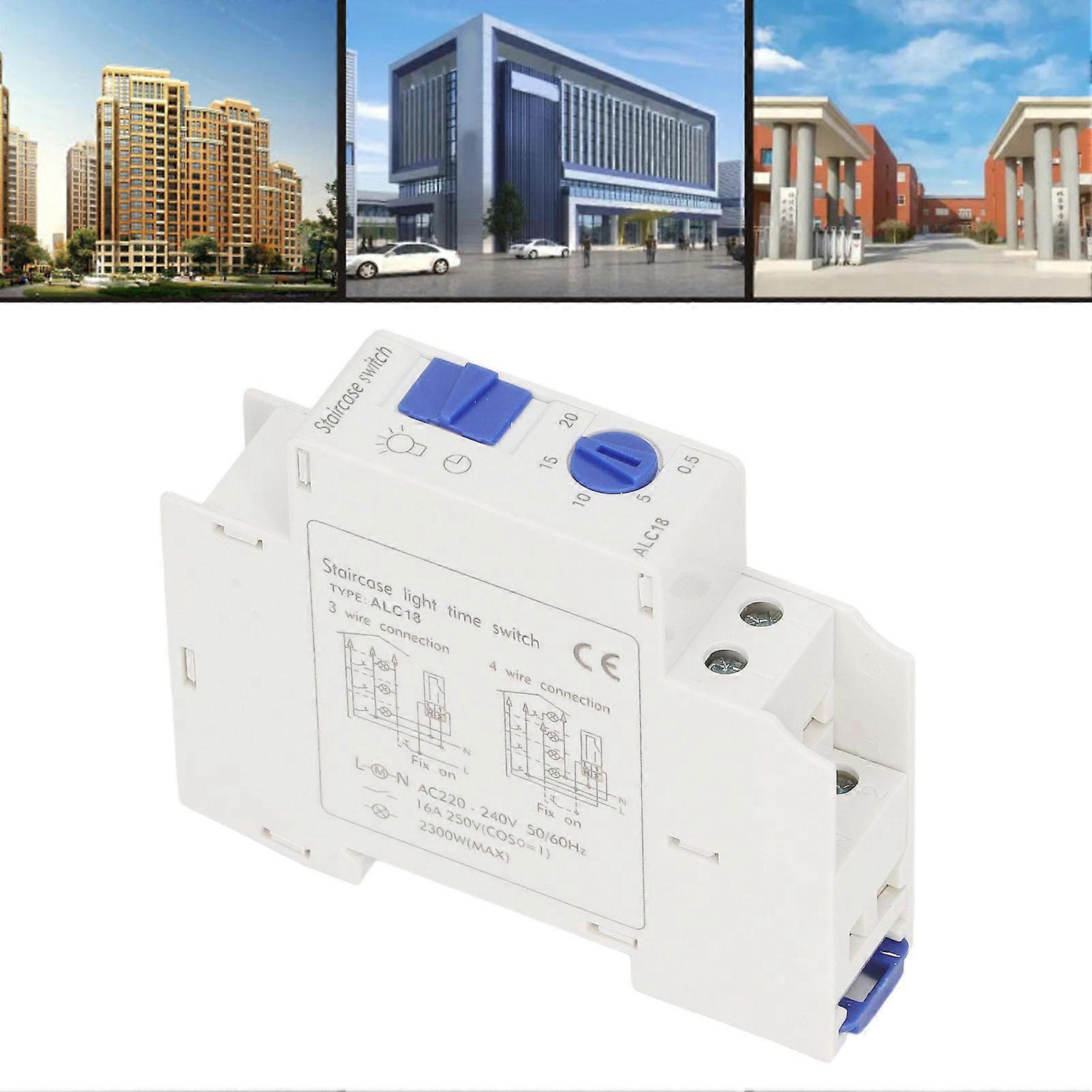 ALC18 Mechanical Timer Switch 16A 220-240V 0.5-20min DIN Rail