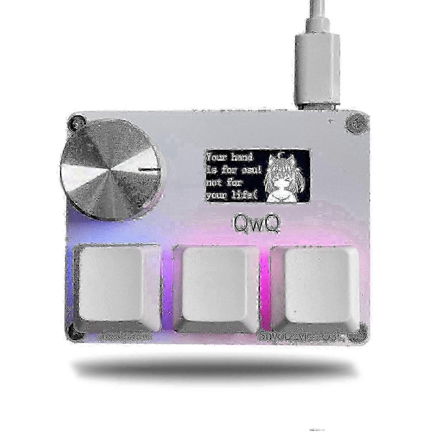 Sayoce Osu O3c Rapid Ses Linear Ses With Knob And Screen, Paste,cut,macro Hotswap Mini Keypadaa Fian hwyYVL