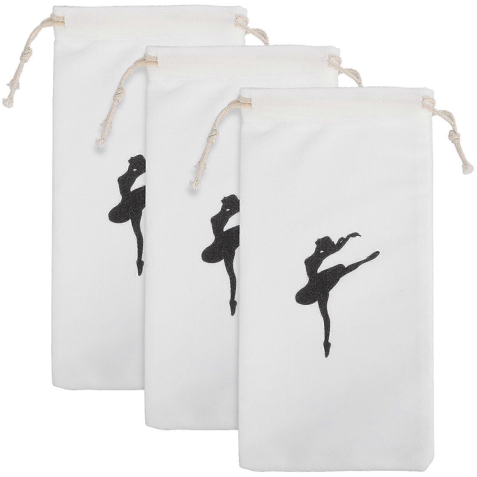Dance Shoe Bag Ballet Drawstring Storage Bags for 18 Pieces