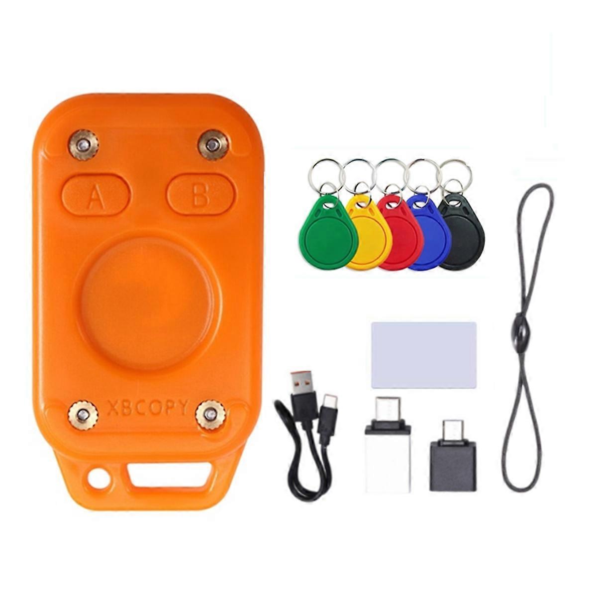 Restart Chameleon V2.0 RFID Emulator 125Khz 13.56Mhz Reader 5CUID Keychain+1UID White Card Chameleo
