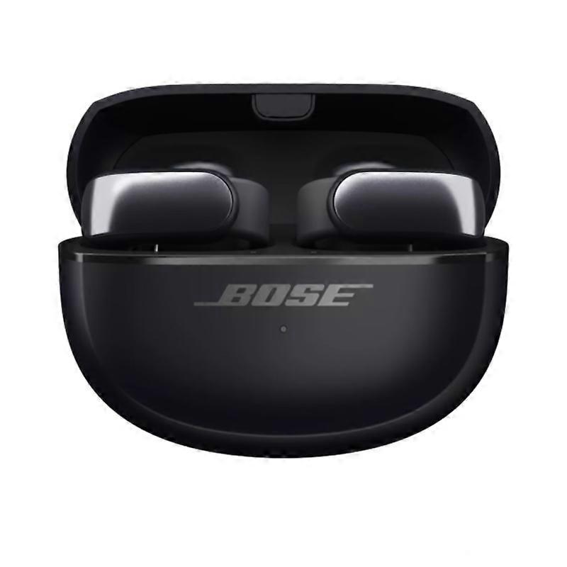 Bose Ultra Open Bluetooth Earbuds, True Wireless Earbuds with OpenAudio for Awareness, , Immersive Audio, Up to 48 Hrs of Playtime, Black