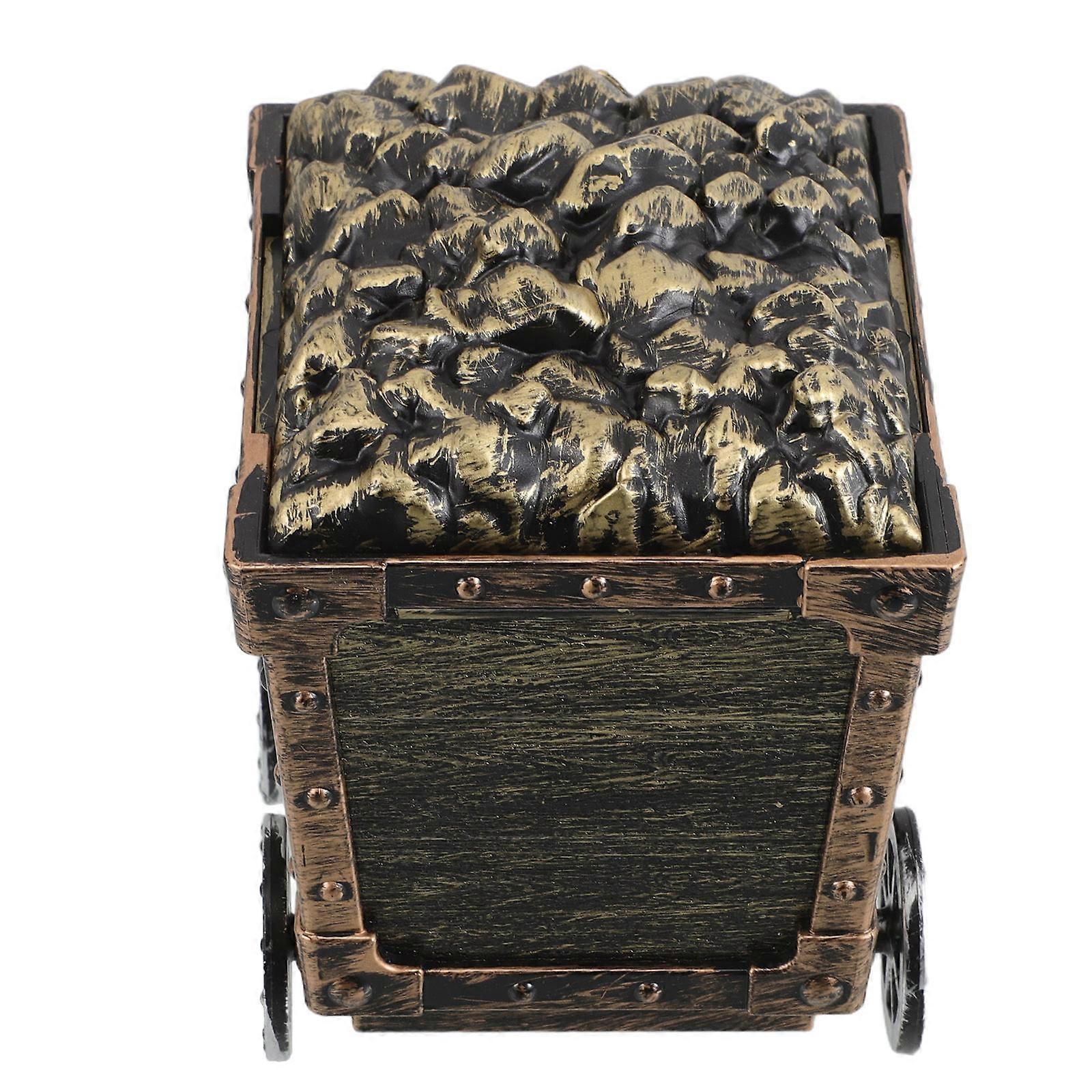 Plastic Treasure Chest Toy Mining Cart for Children with 4Pcs Versatile Toy