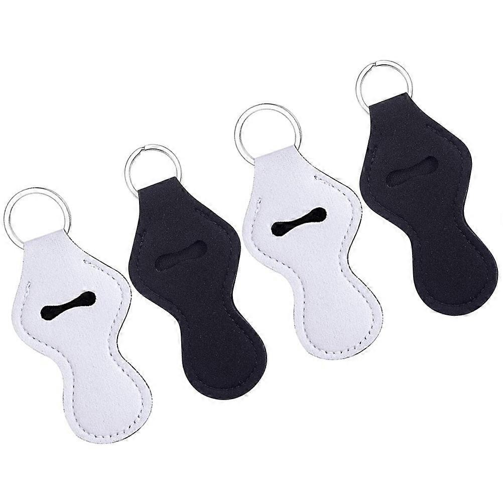 Lip Balm Keychain Holder for Protection 12Pcs Assorted Color Durable Storage Case