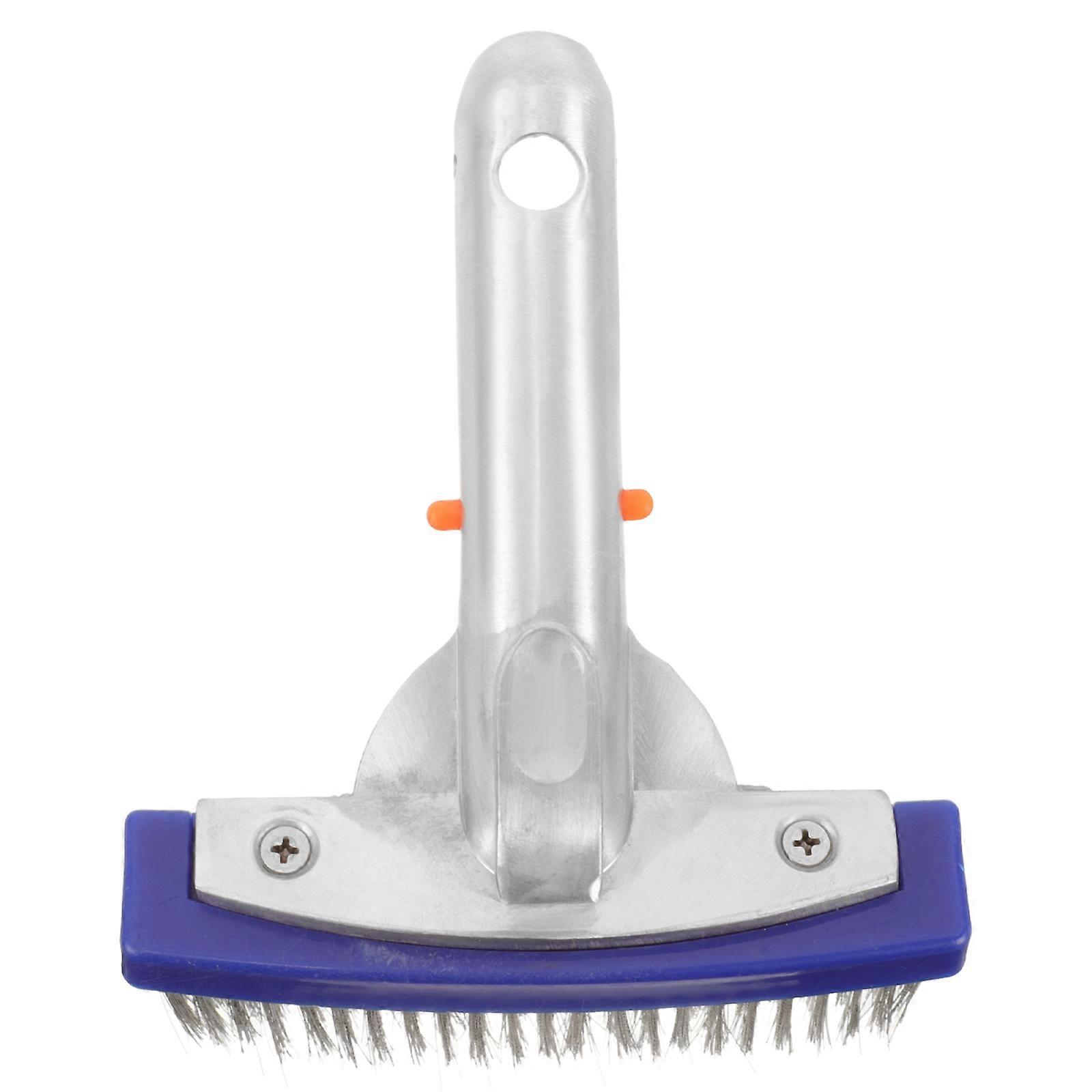 Swimming Pool Brush Pool Scrubber for Cleaning 5Pcs Efficient Silver