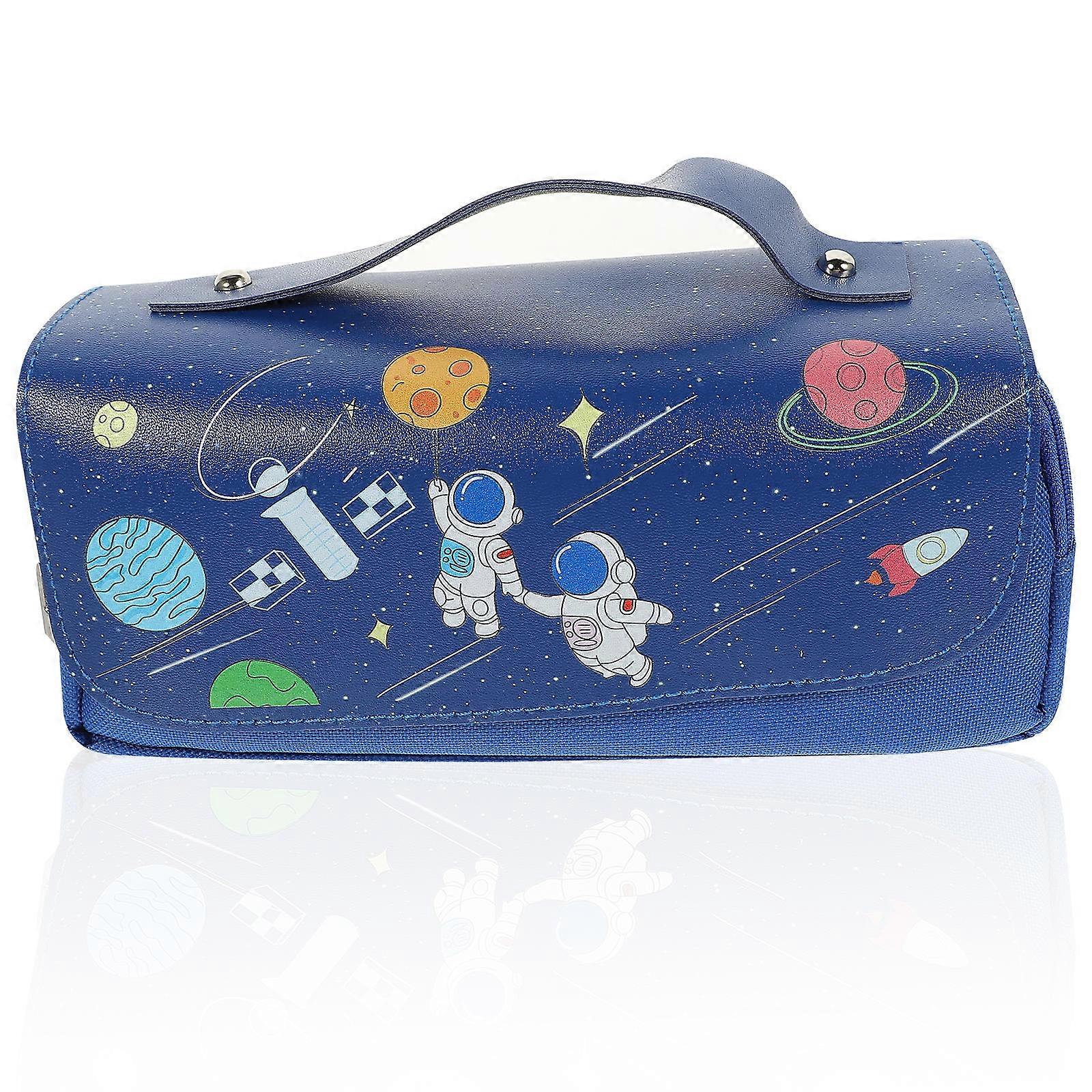 Wear-Resistant Pencil Case For Students Organization In Rectangular Shape With Workmanship 1Set