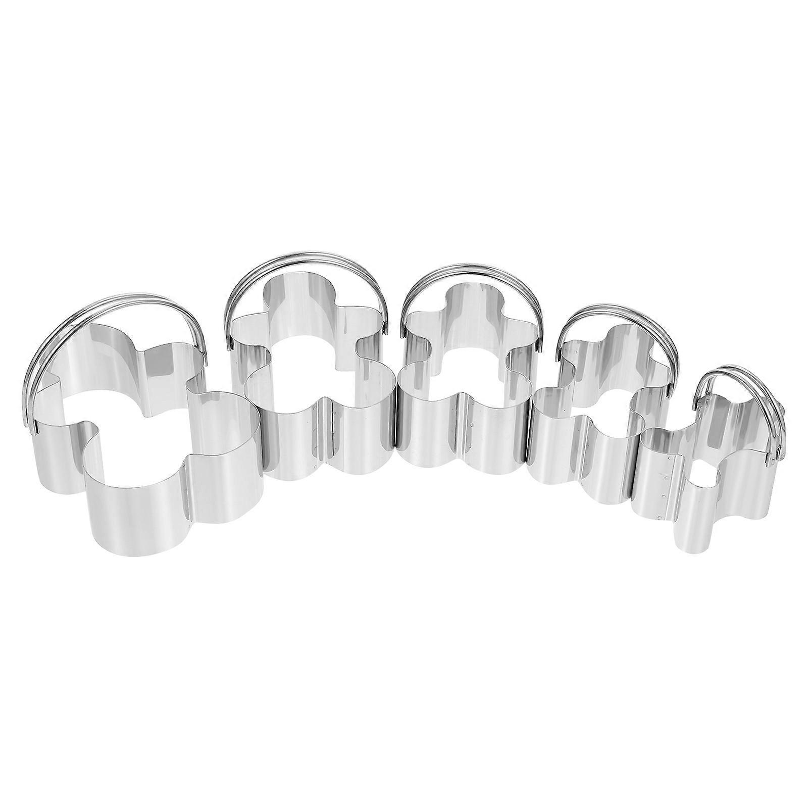Stainless Steel Cookie Cutters Biscuit Molds for Baking 2Sets