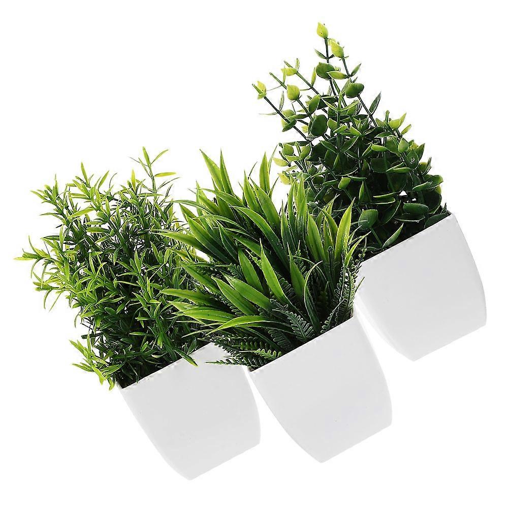 Small Fake Plants for Shelf Small Artificial Plants for Storage 12Pcs Multi