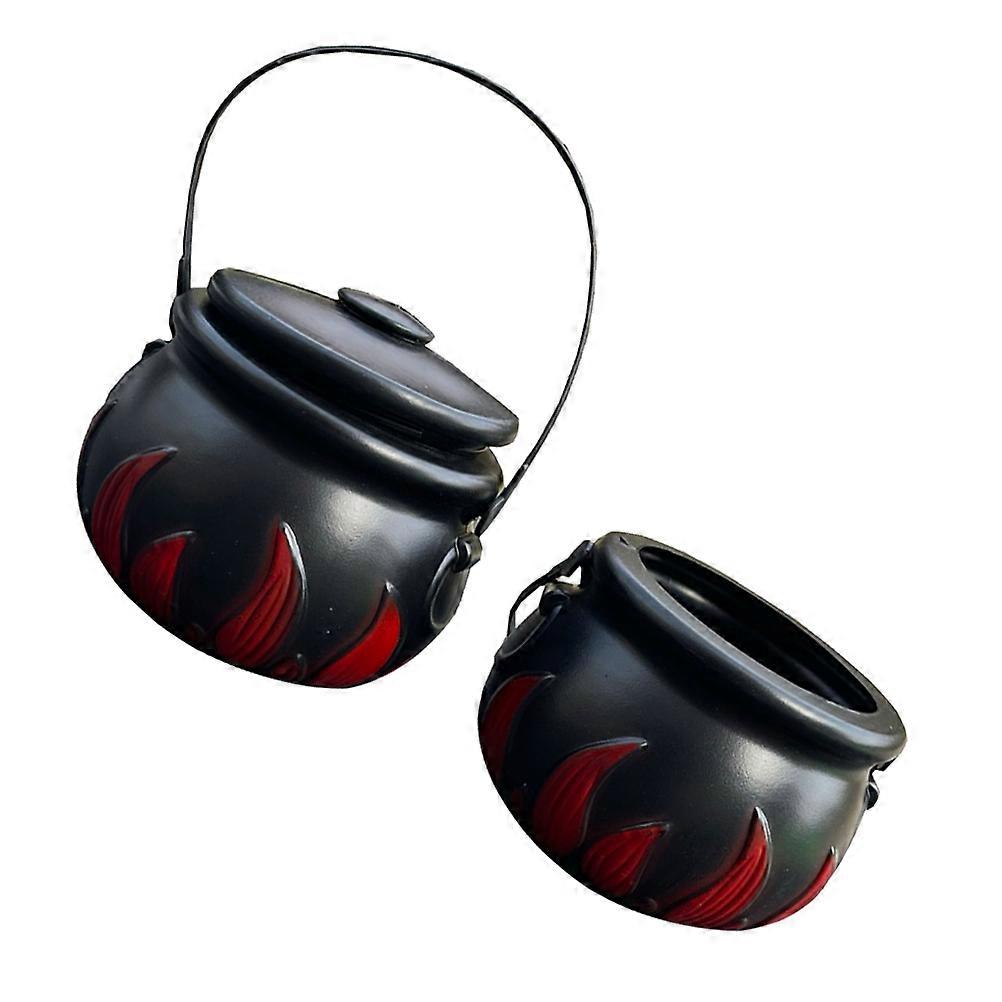 Halloween Candy Kettle Pot for Candy 6Pcs Container