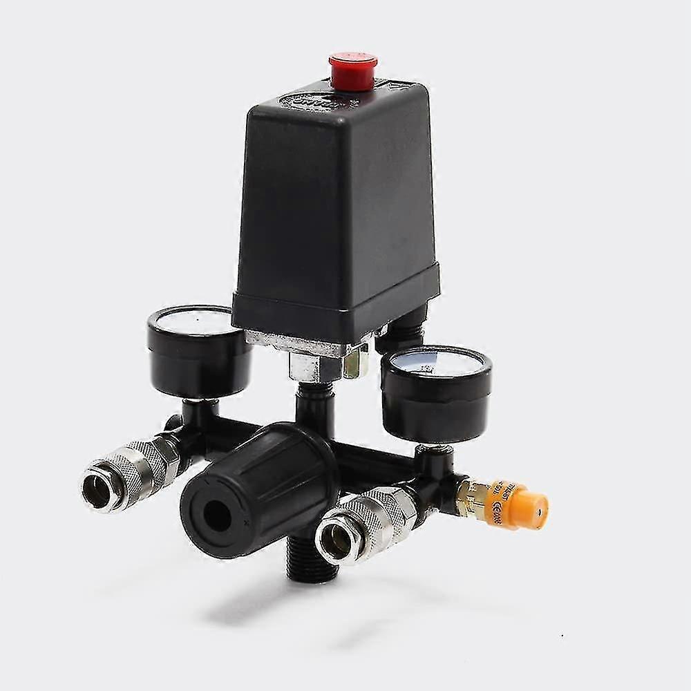 Régulateur de pression avec pressostat pour compresseur 2 écrans