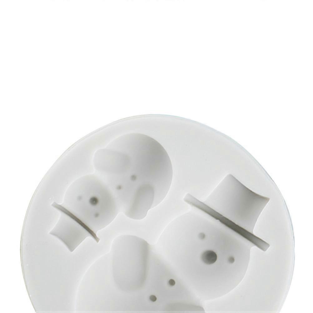Christmas Snowman Fondant Cake Mold Designed For Professionals Size 5.5X5.5Cm Non-Stick 1Pack