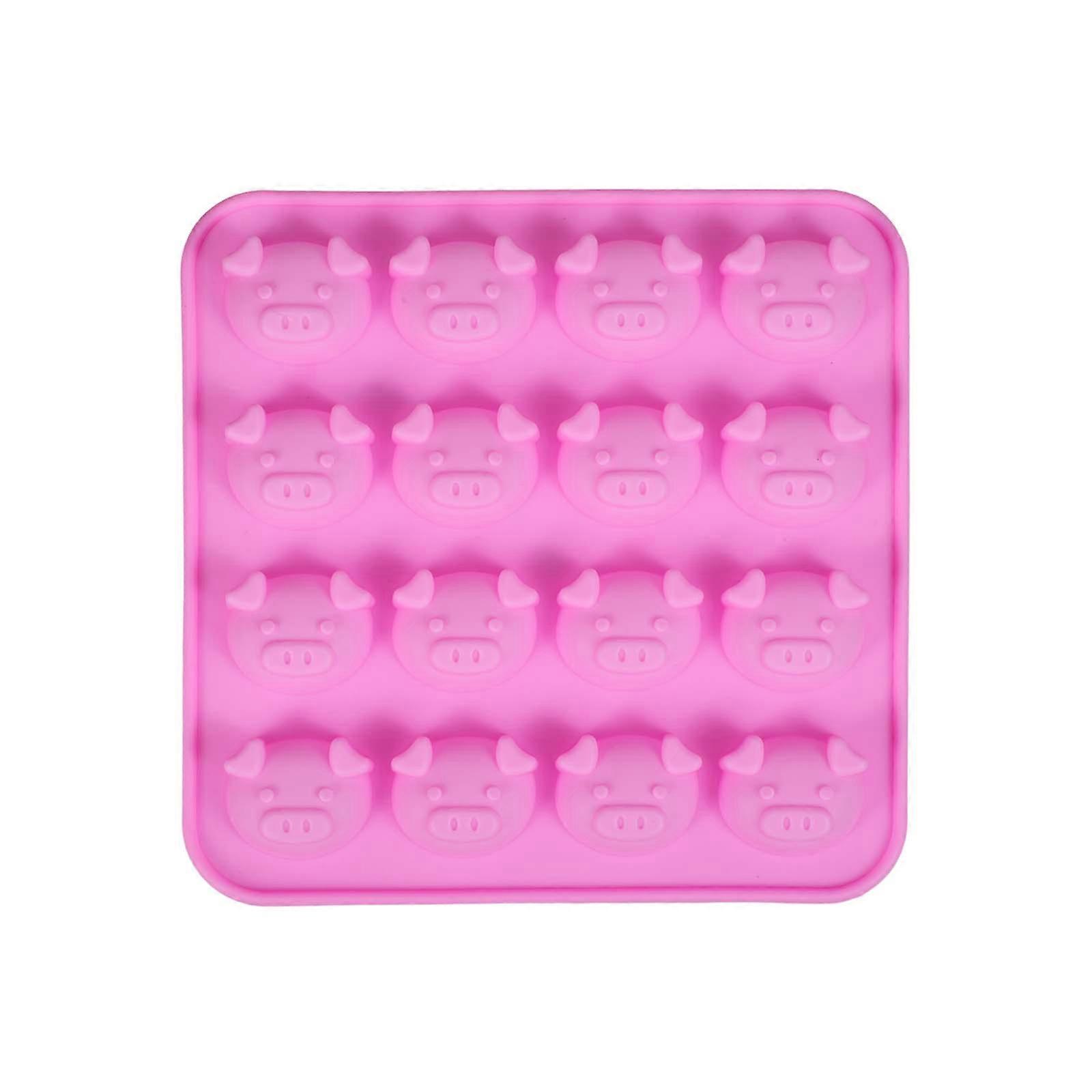 Cake Mold Silicone Cake Mold for Baking Use 3Pcs Pink Material