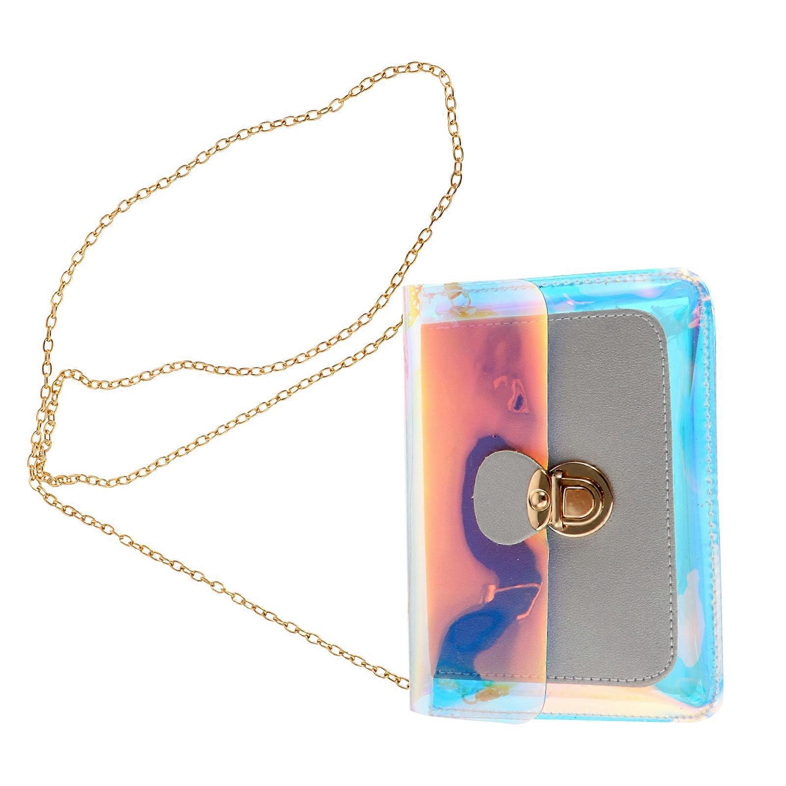 Cosmetic Bag Shoulder Bag Buckle Closure Pouch for Storage Use 2Pcs