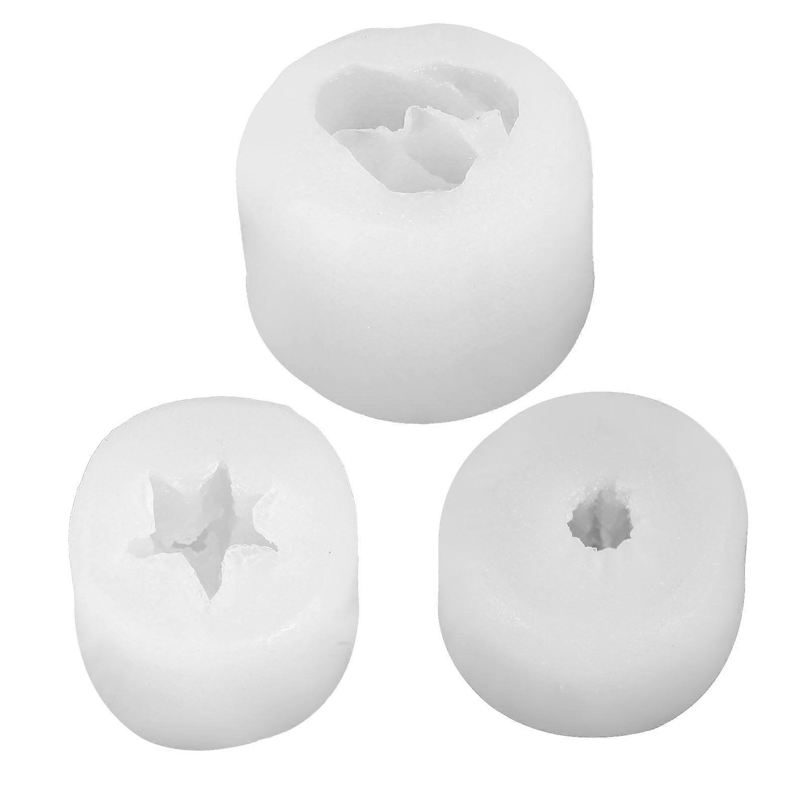 Simulation Succulent Plants Silicone Soap Molds for DIY Use 6Pcs