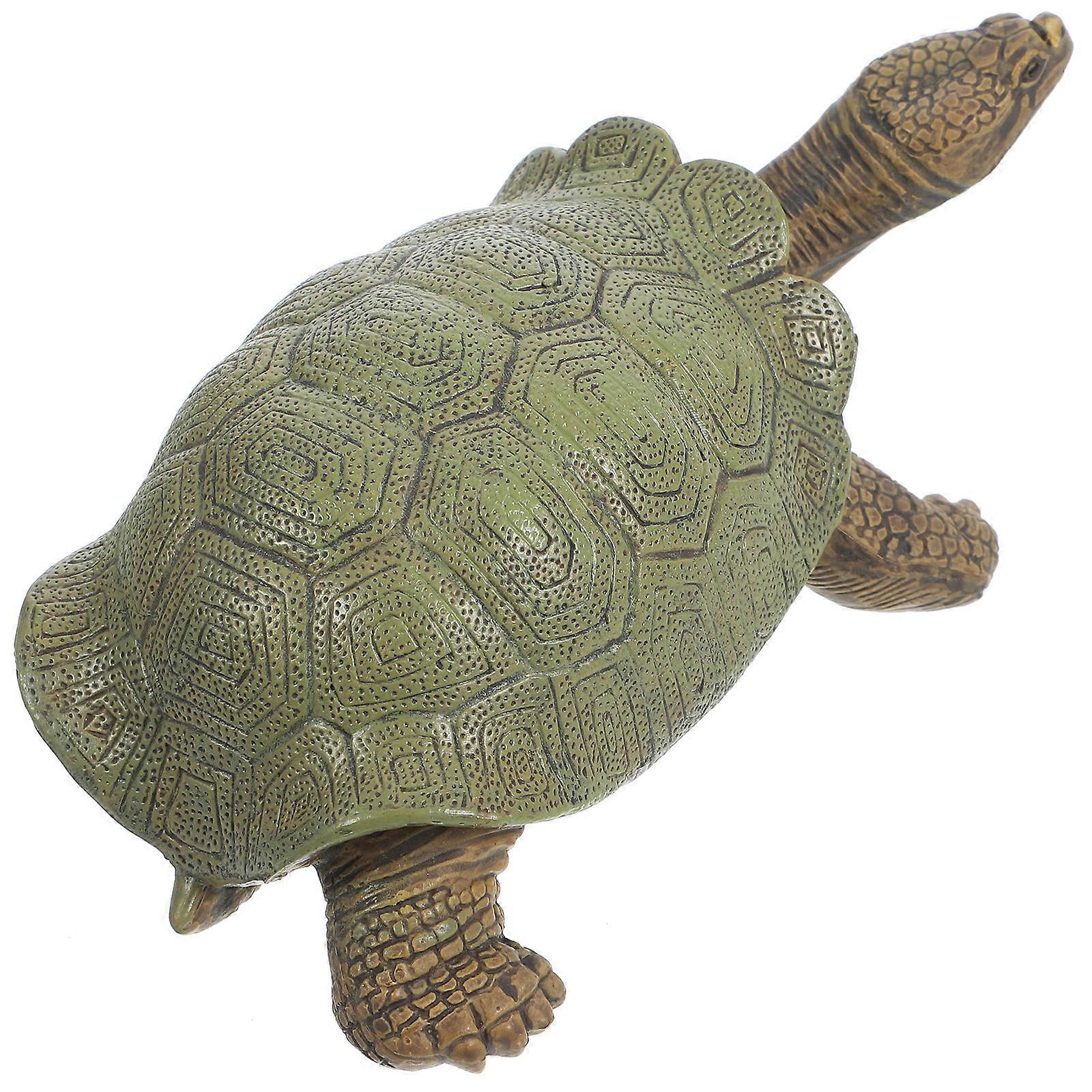 Turtle Toy Plastic Simulation Turtle Model Figure 2Pcs Set
