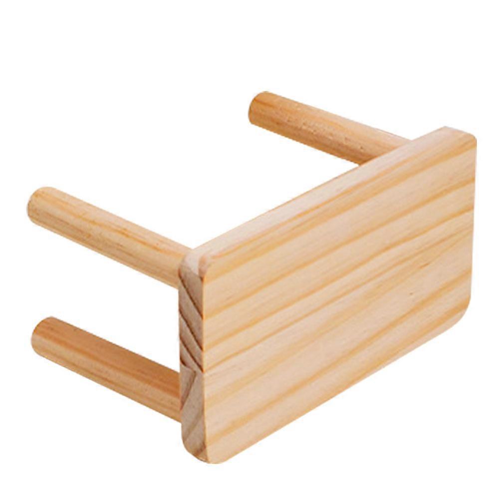 Hamster Climbing Platform Wooden Pet Accessory 2Pcs for Cage