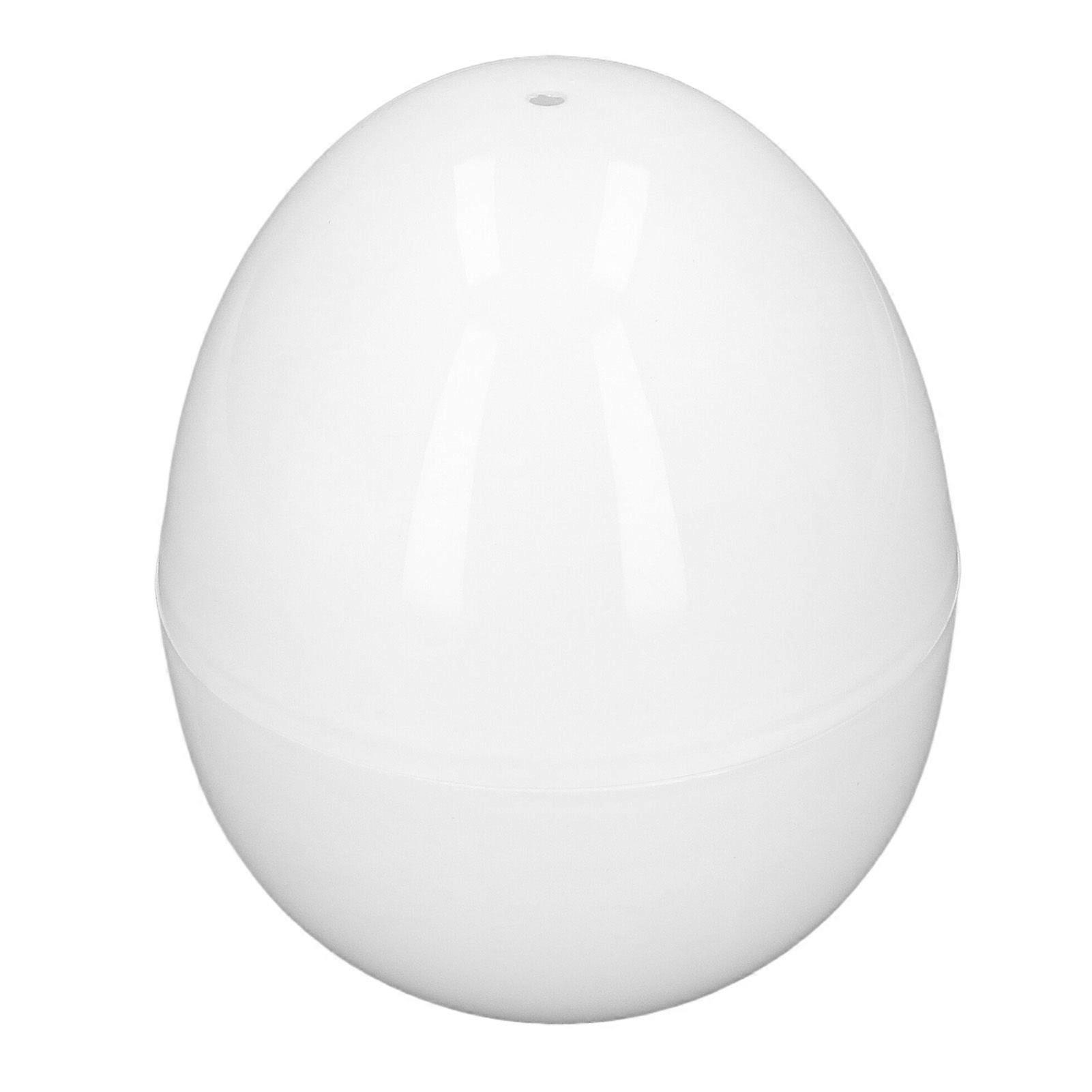 Hard Boiled Egg Cooker 4 Eggs Capacity Compact Design ABS Material Egg Shape Microwave Function Egg Boiler