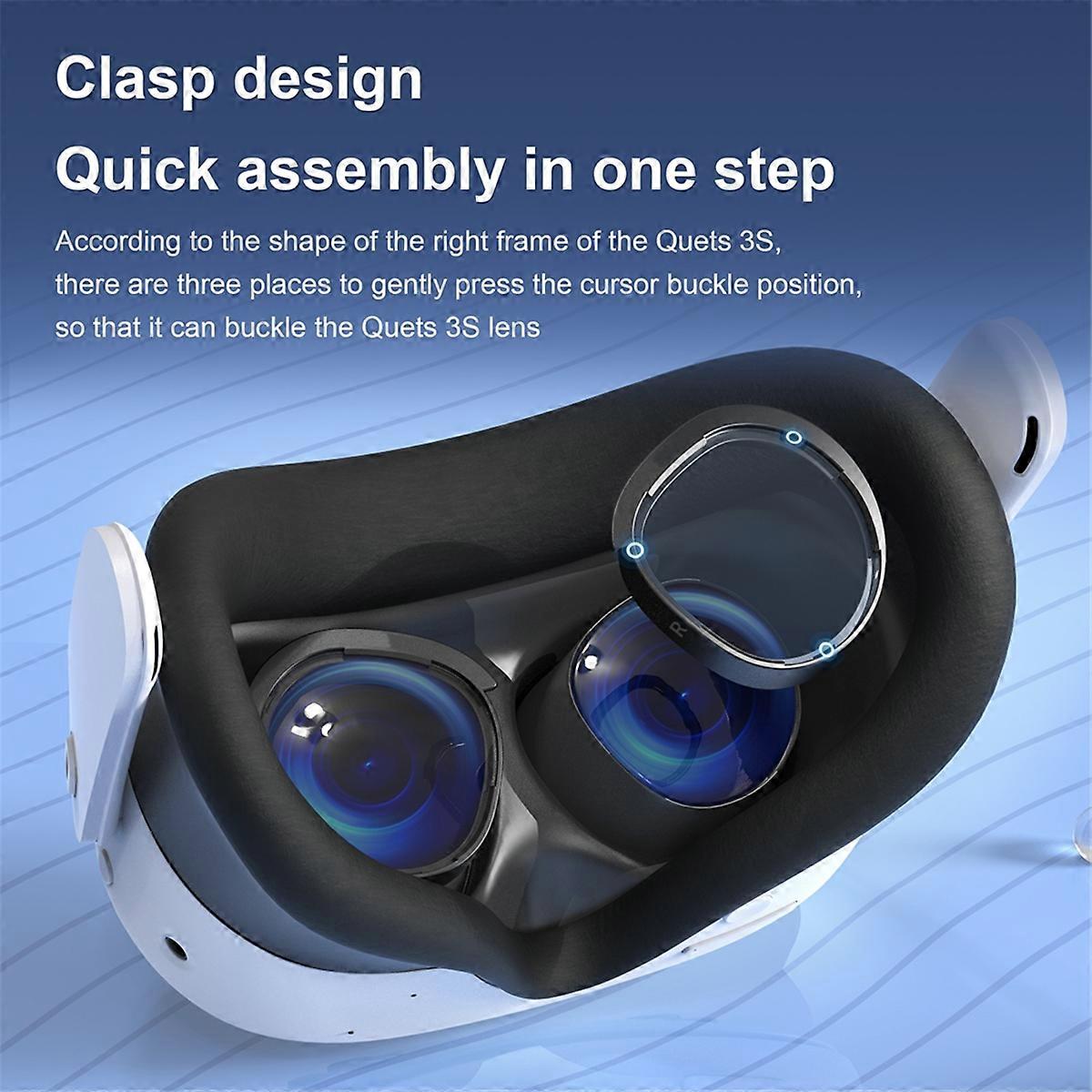 Anti Blue Light HD Lens Protector Set for Meta Accessories,