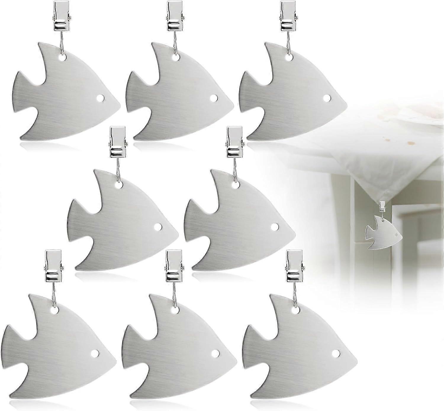 Stainless steel tablecloth weights, tablecloth clips, 41.5g each.