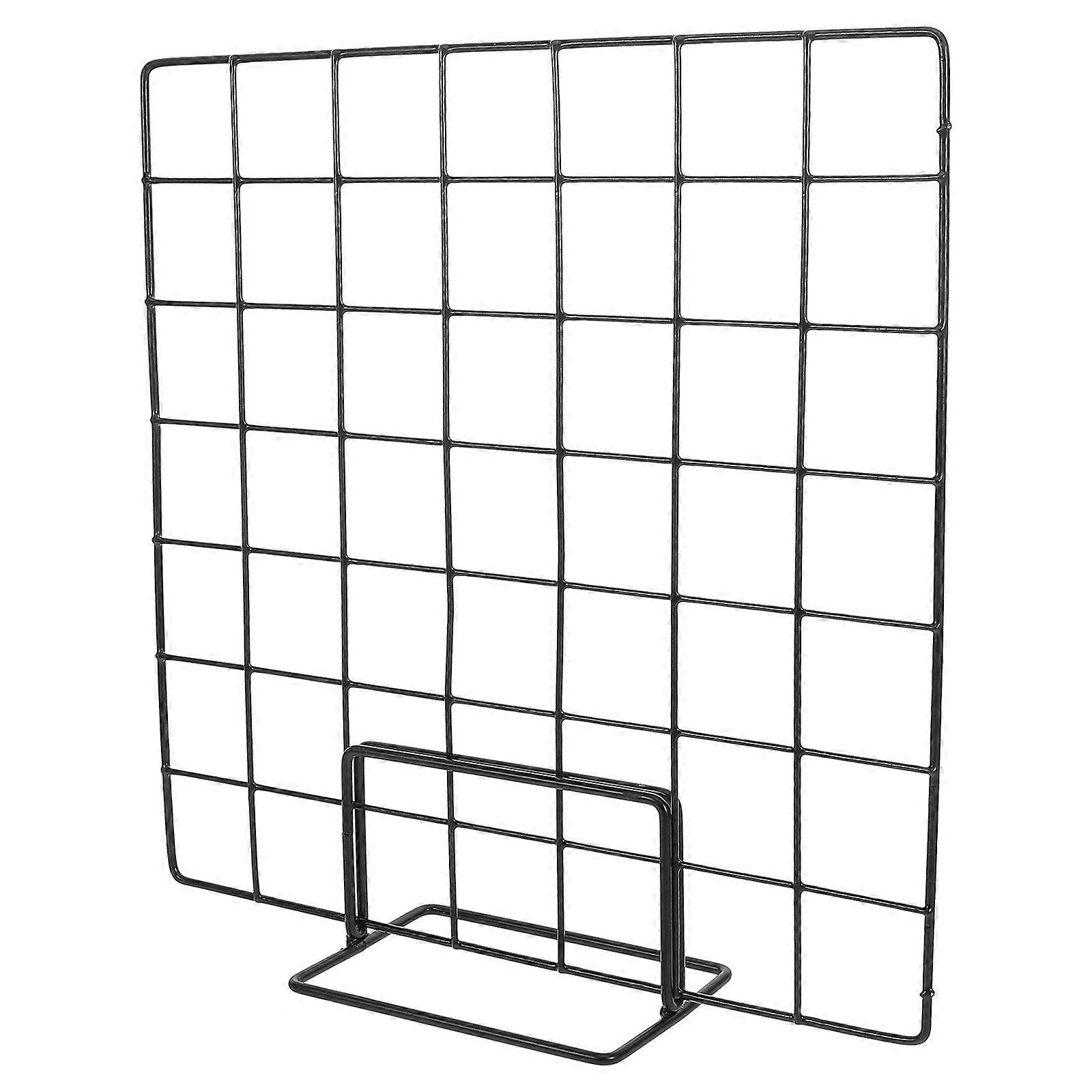 Display Storage Rack for Storage 4Pcs Black Iron Display Stand Shelf