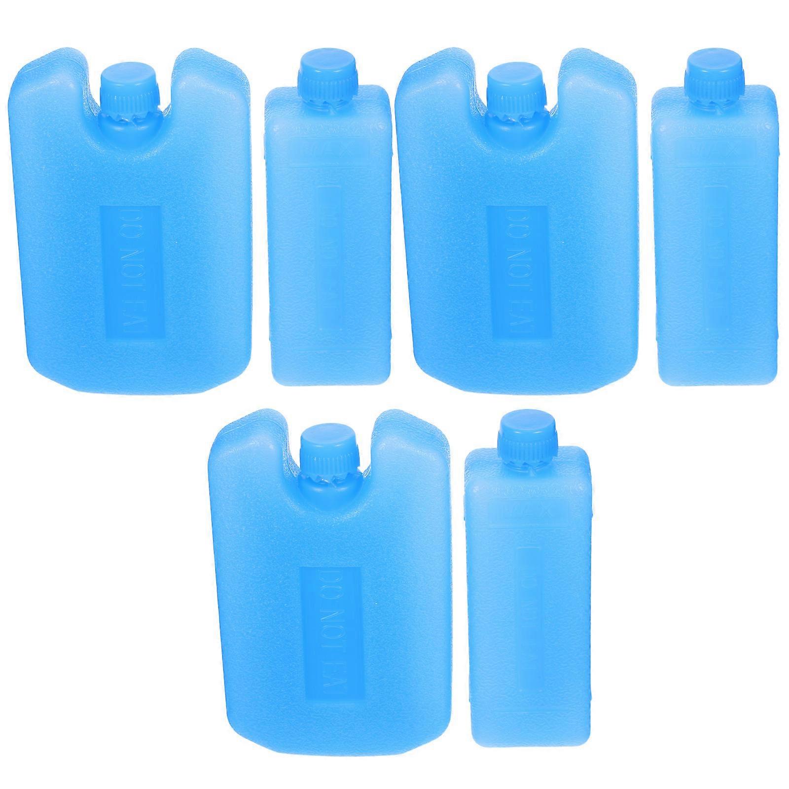Cooling Blocks 6Pcs Quick Cooling Solution For General Consumers Perfect For Picnic and Outdoor Camping Activities Made Of Durable PE
