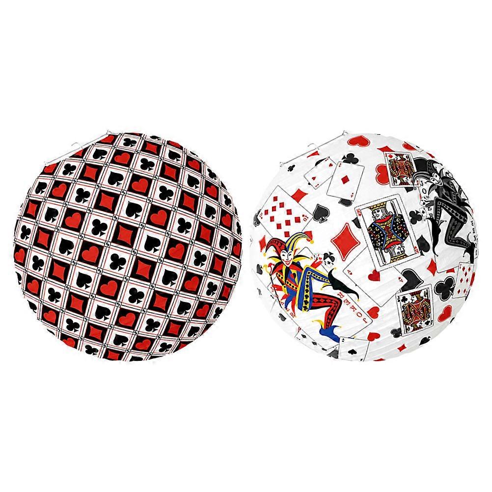 Theme Lantern Paper Lanterns for Outdoor Birthday Party 2Pcs