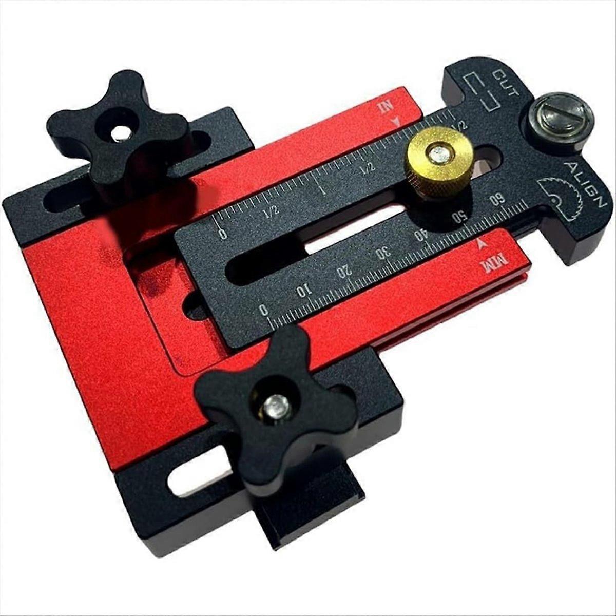 Woodworking Table Saw Guide Aluminum Alloy Adjustable Sliding Fence A
