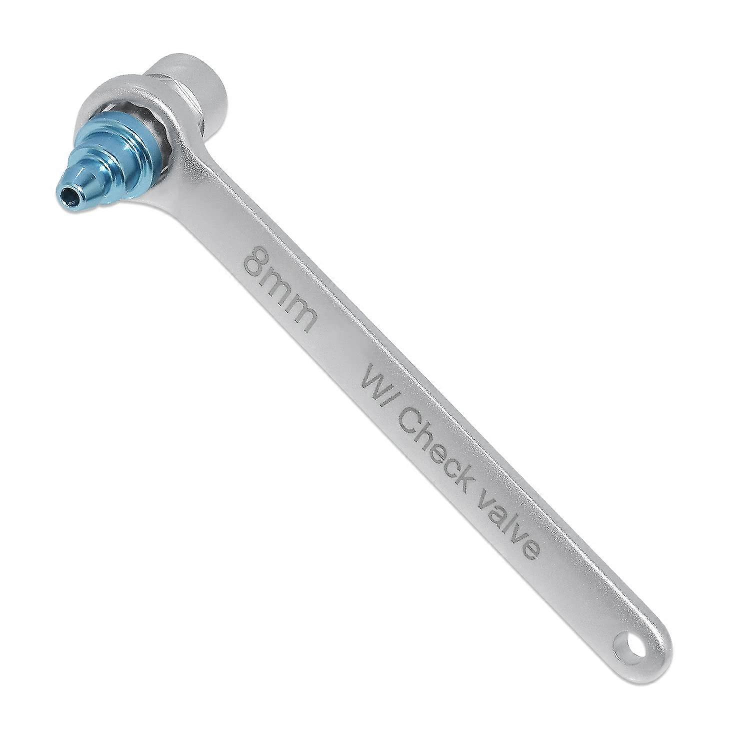 Mini 8mm Brake Fluid Clutch Bleeder With OneWay Check Valve, 6Point Socket And Wrench For Brake Bleeding