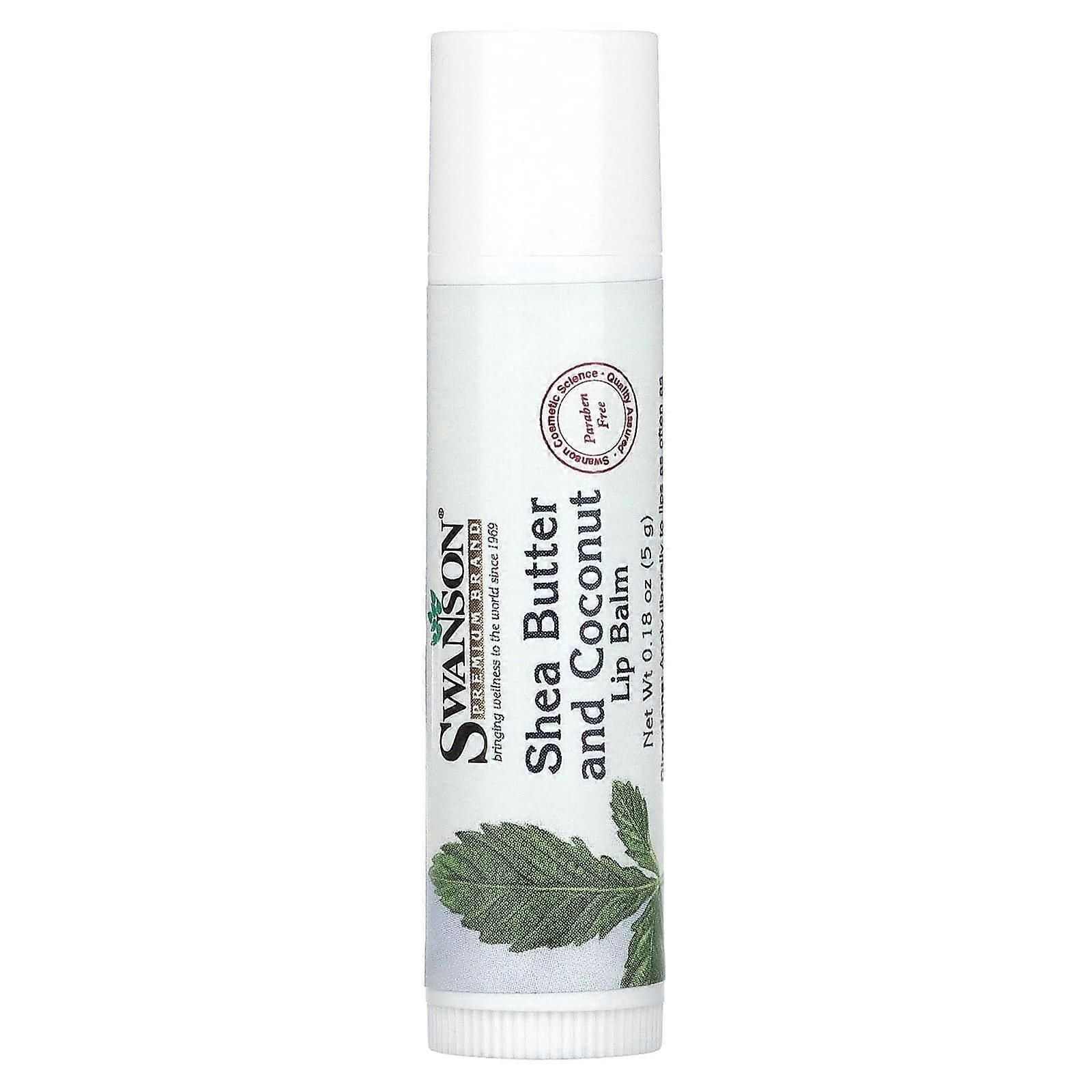 Lip Balm Shea Butter and Coconut, 0.18 oz (5 g)