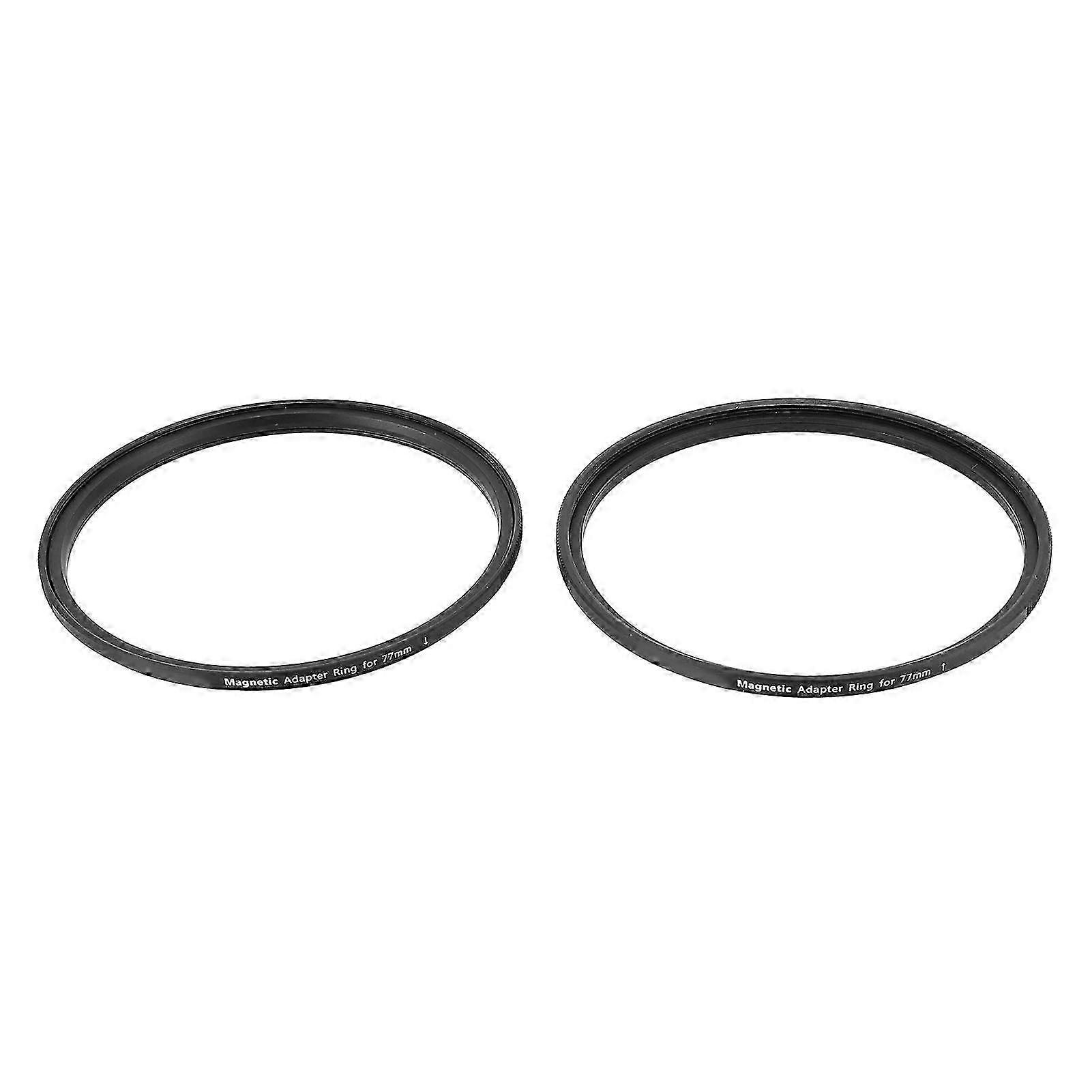 Magnetic Filter Ring Adapter 77mm Aluminum Alloy Secure Attachment Camera Lens Filter Adapter Ring for Lens