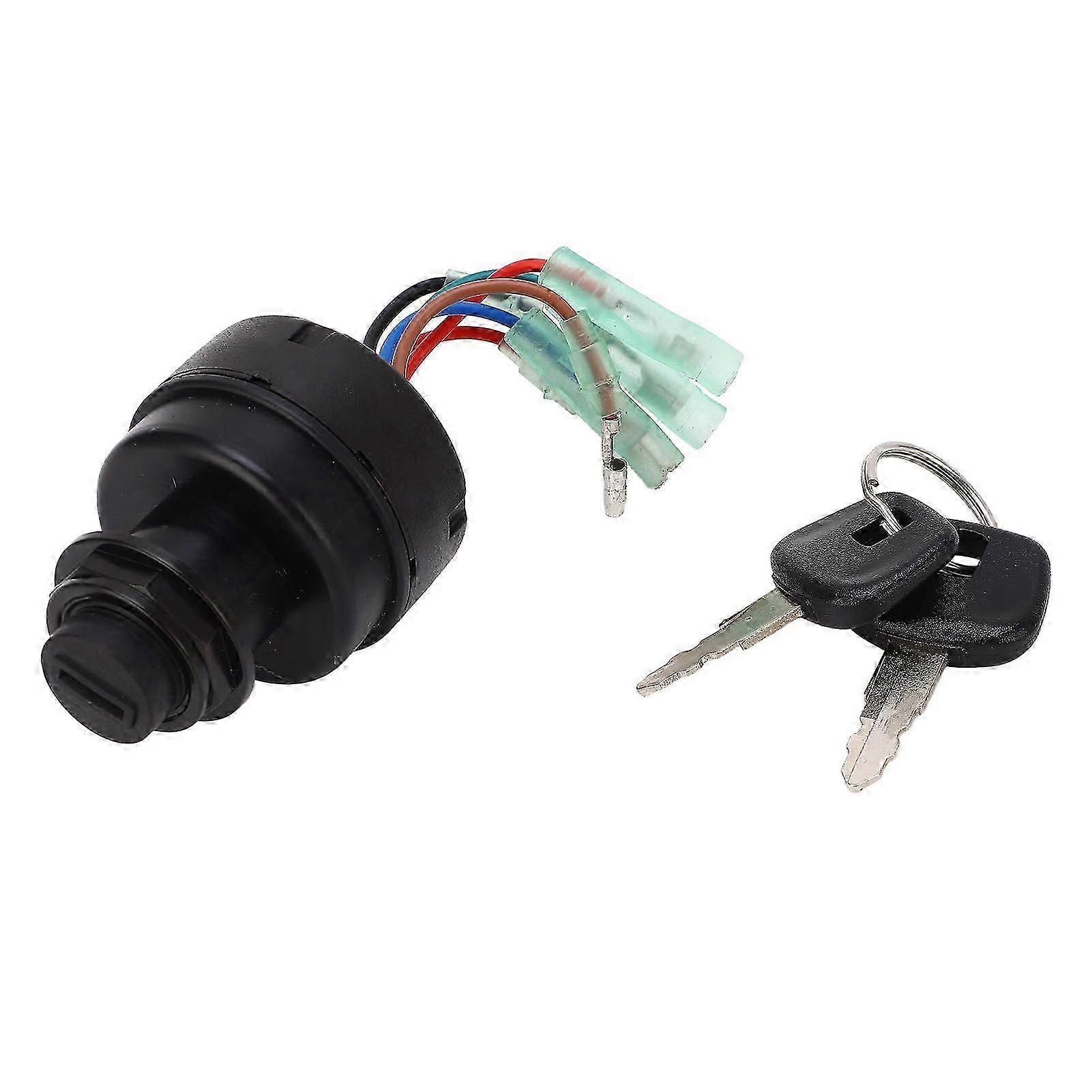 Boat Ignition Key Switch Set 353760203 Remote Control Box Ignition Switch Replacement for Tohatsu RC5A RC5B RC5C RC5E RC5F