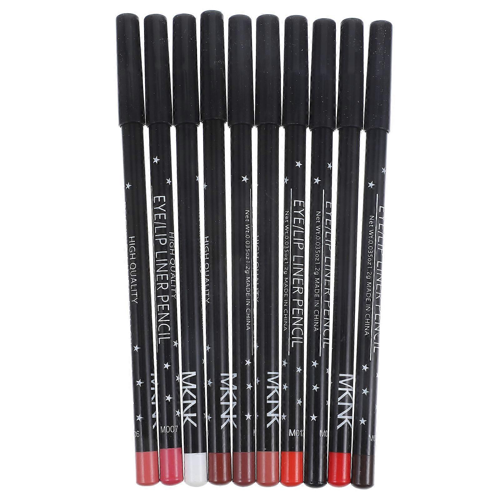 Makeup Lip Liner 12Pcs Waterproof Eye Liner Shaping Pencils