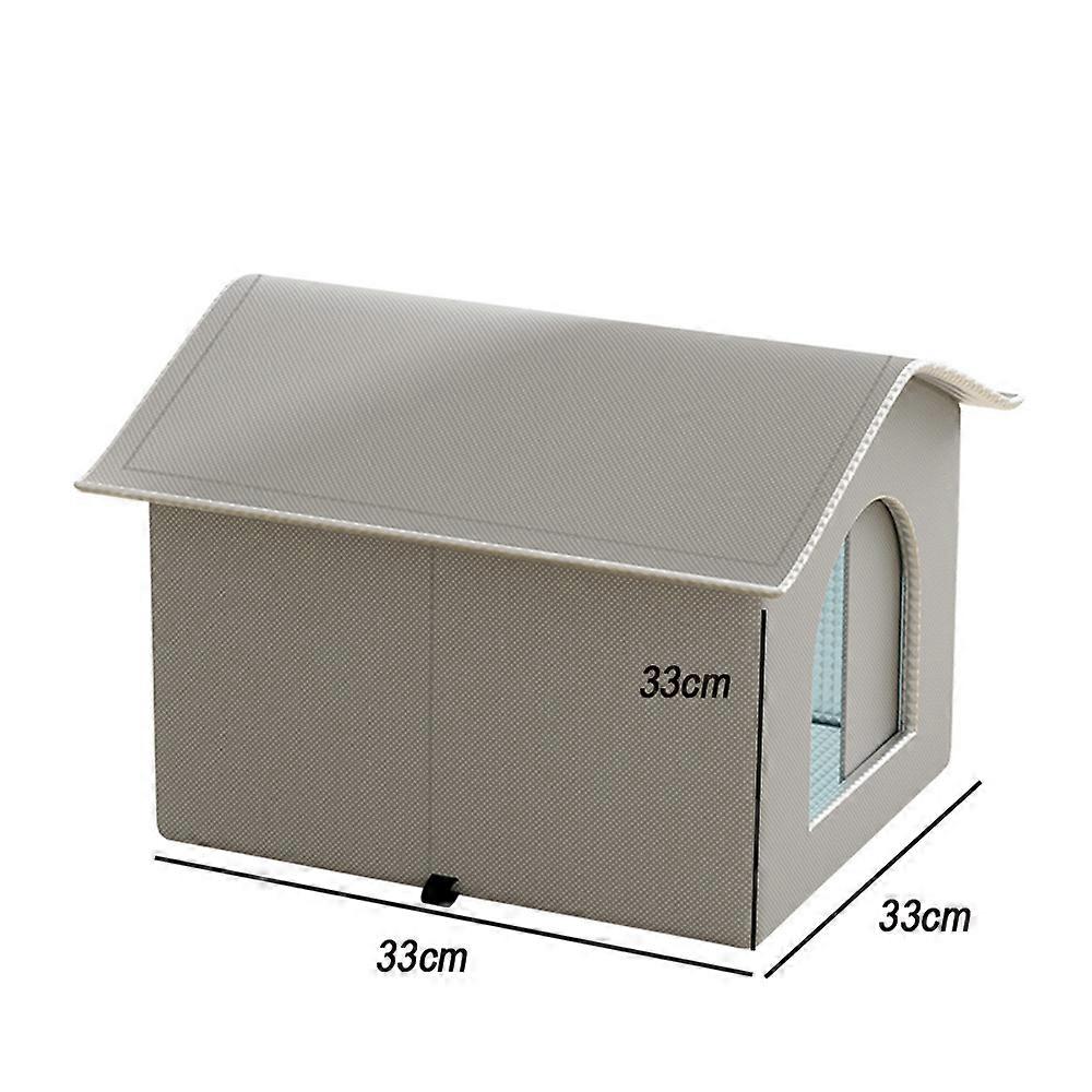 Summer Cooling Cat Nest Pet Ice Mat Cool Nest Air Conditioning Room Fully Enclosed Cat Waterproof Sleeping Room