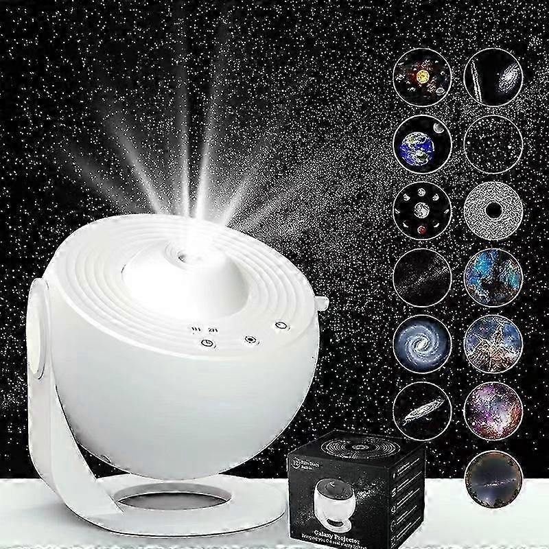 25-26 White HD Projection Lamp with 13 Versatile Slide Set