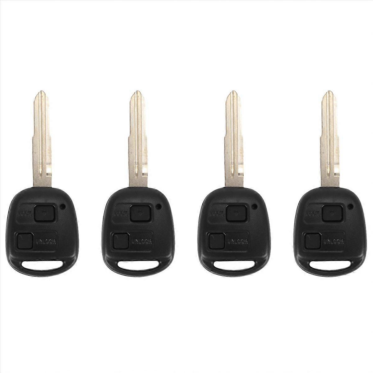 2 BOUTON COQUE DE CLE TELECOMMANDE pour Yaris