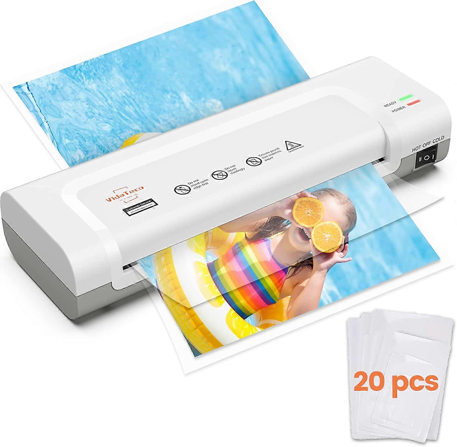 Laminator Machine, 9-inch Thermal Laminator with Laminating Sheets 20 pcs,Laminating Machine with 2-Min Faster