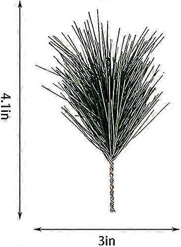 30 Pack Green Artificial Pine Needles- Small Pine Branches- Spikes