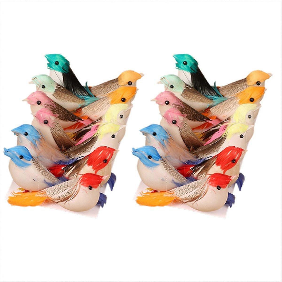Mini Simulation Bird Artificial Color DIY Crafts A