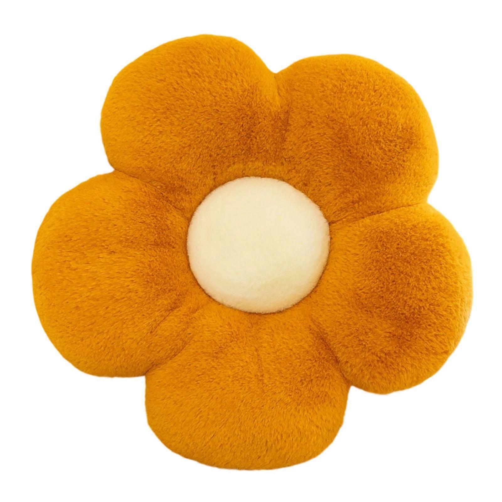Sunflowers petals pillow  Orange