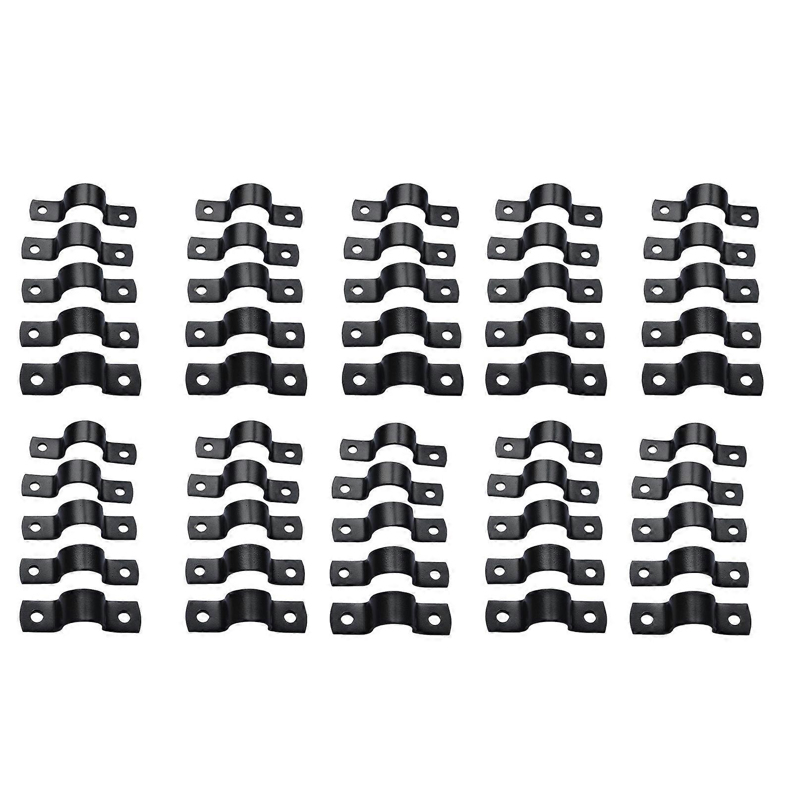 Upgrades Clamping Fixture Strengthened Metal Tube Mounting Clamp Guard Pipe Brackets Layer for DIY Tasks & Gear Assembly Multicolor