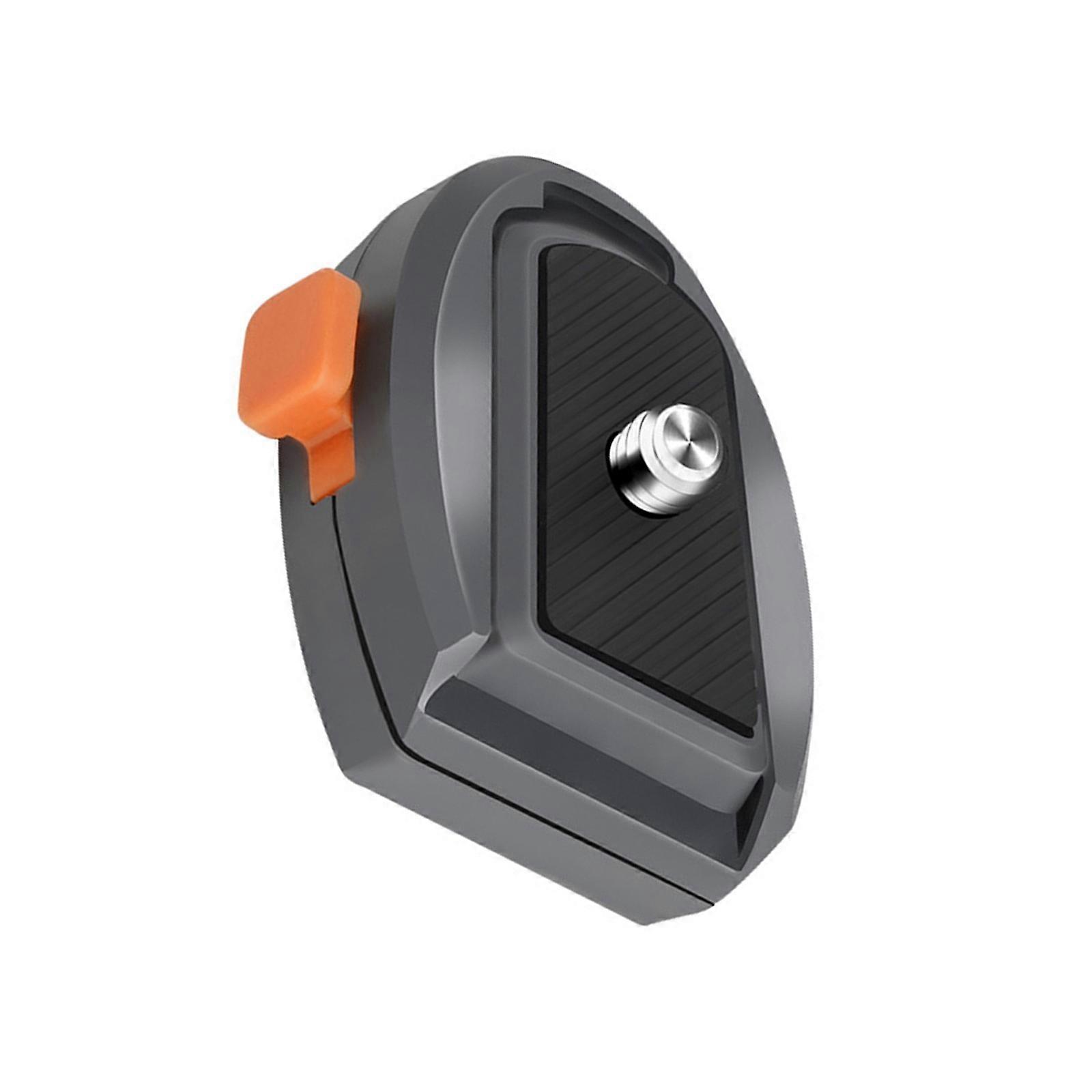 Detach Camera Mount Base Plate Multi Angle Adjustment Secure Grip Design for DSLR Action Multicolor