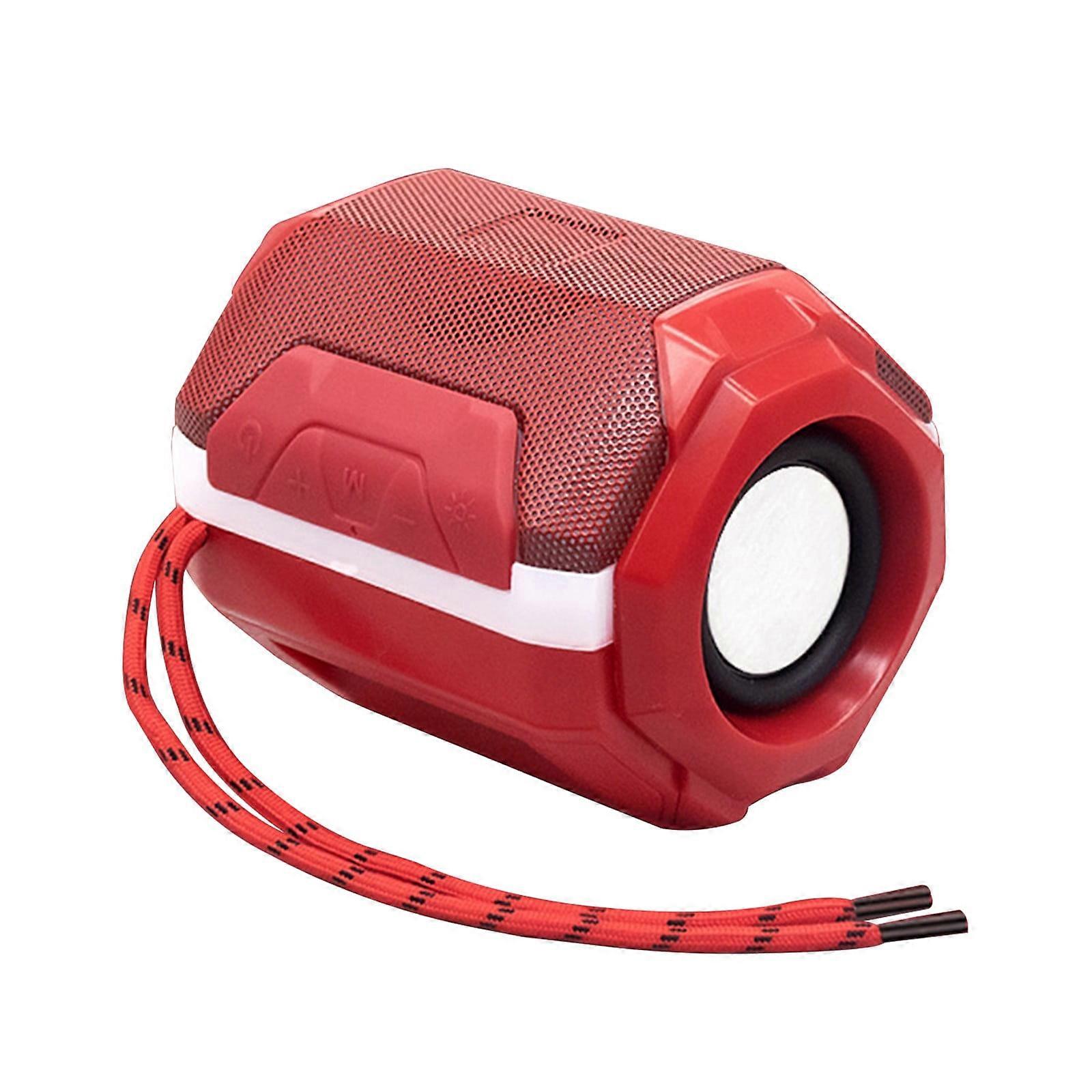 PAVEOS Wireless Bluetooth Speaker Mobile Smart Speaker Outdoor Sports Portable Speaker Bluetooth Speaker for Car Suitable for Adults Red